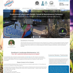 Goodman’s Landscape Maintenance, LLC website