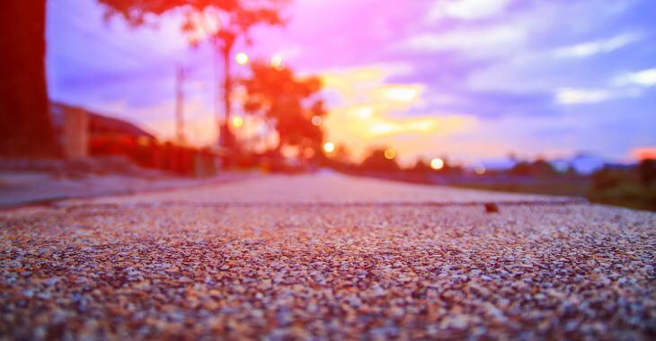 gravel driveway